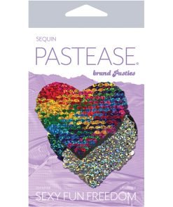 Pastease Color Changing Flip Sequins Heart Rainbow O S