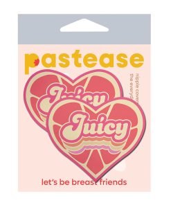 Pastease Premium Retro Heart Juicy Pink Grapefruit O S