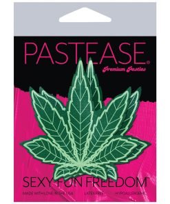 Pastease Marijuana Leaf Pasties Green O S