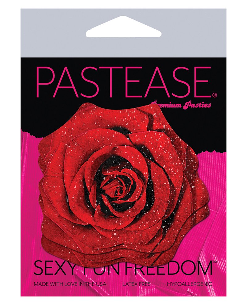 Pastease Glitter Velvet Blooming Rose Red O S