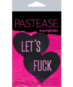 Pastease Lets Fck Hearts Black O S Pasties