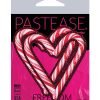 Pastease Holiday Candy Cane Heart Red White O S