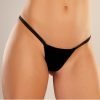 Adore Between The Cheats Velvet Panty Black O S