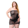 Naughty Girl Mesh Tube Dress Black Q S