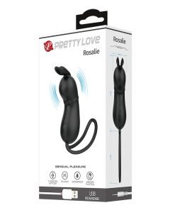 Pretty Love Rosalie Tethered Clit Stim Black