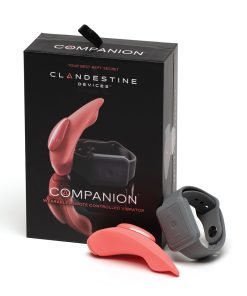 Clandestine Devices Companion Panty Vibe W Wearable Remote Coral