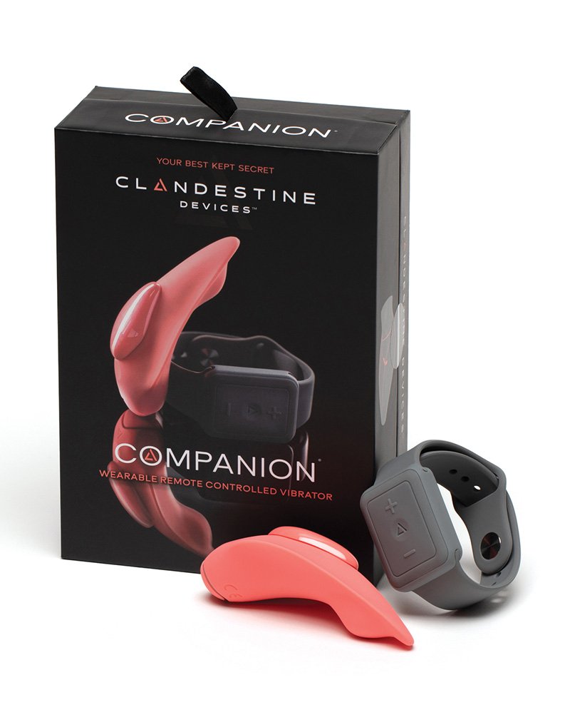 Clandestine Devices Companion Panty Vibe W Wearable Remote Coral