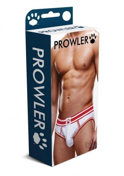 Prowler White Red Open Brief