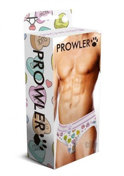 Prowler Candy Hearts Briefs Wht