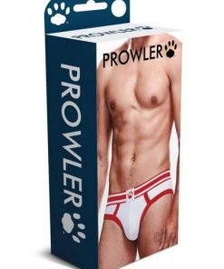 Prowler White Red Brief