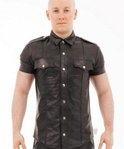 Prowler Red Punch Hole Shirt Blk