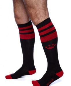 Prowler Red Football Socks Blk Red