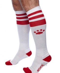 Prowler Red Football Socks Wht Red