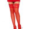 Stay Up 3 In Lace Top Thi Hi Os Red
