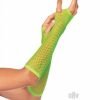 Triangle Net Fingerless Gloves Os Grn