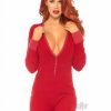 Cozy Brushed Long Johns W Flap Red