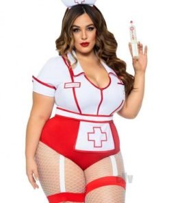 Nurse Feelgood 2pc Red Wht