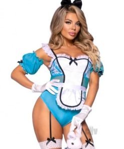 Curious Miss Alice 4pc Blu Wht