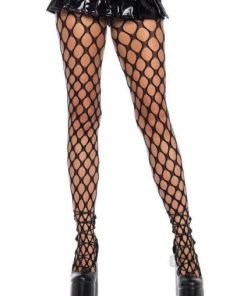 Jumbo Pothole Net Tights Black