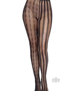 Harlequin Net Tights Os Black