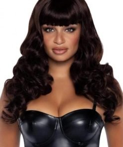 Misfit Long Wavy Bang Wig O S Brown