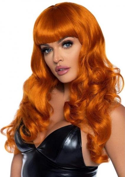 Misfit Long Wavy Bang Wig O S Ginger