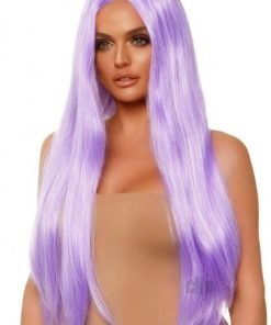 Long Straight 33 Cntr Part Wig O S Lav