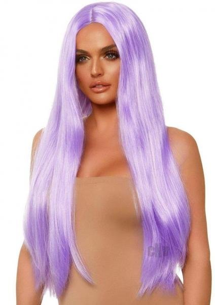 Long Straight 33 Cntr Part Wig O S Lav