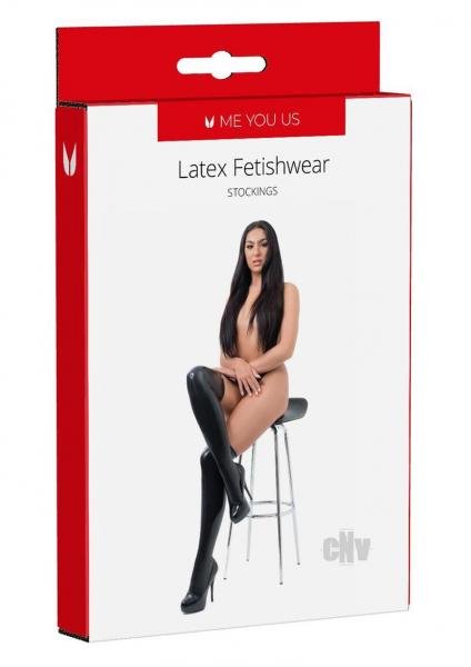 Myu Latex Stockings Black