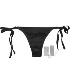 Vibro Panty Bikini 10 Function Remote Control Waterproof O S Black