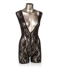 Scandal Lace Body Suit Black O S