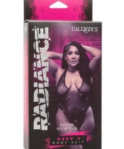 Radiance Deep V Body Suit Ps Black