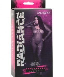 Radiance Crotchless Full Body Ps Black