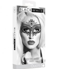 Ouch Lace Eye Mask Queen Black