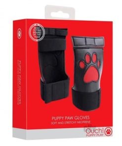 Ouch Neoprene Puppy Paw Gloves Red