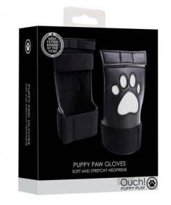 Ouch Neoprene Puppy Paw Gloves White