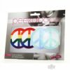 Peekaboo Pride Peace Signs Rainbow