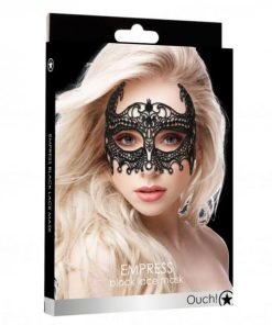 Ouch Empress Black Lace Mask Black