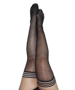 Kixies Ally Black Polka Dot Size D