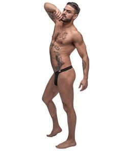Male Power Pure Comfort Modal Bong Thong Black