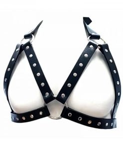 Female Chest Harness Black