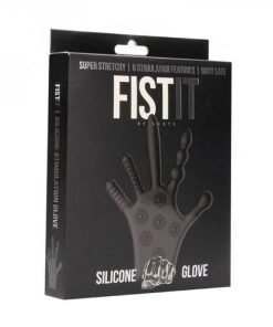 Fist It Silicone Stimulation Glove Black