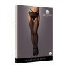 Shots Le Desir Suspender Pantyhose With Strappy Waist Black O S