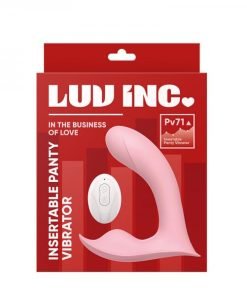 Luv Inc Pv71 Insertable Panty Vibrator Pink