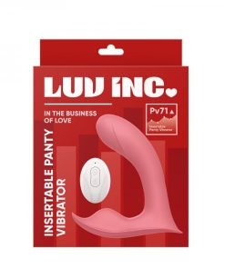 Luv Inc Pv71 Insertable Panty Vibrator Taupe