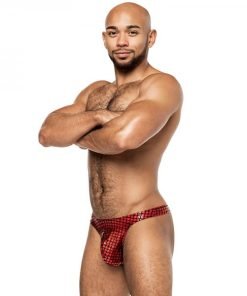 Male Power Disco Desire Bong Thong Black Red