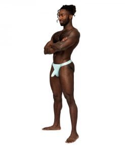 Male Power Easy Breezy Jock Sleeve Aqua S M