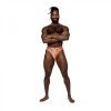 Rude Awakening Mesh Strap Thong Neon Orange L Xl
