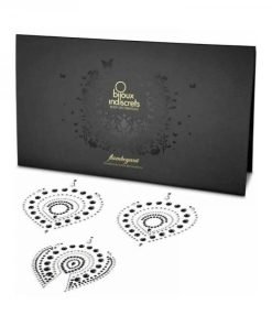 Bijoux Indiscrets Flamboyant Rhinestone Body Decorations Black Silver