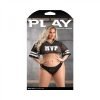 Fantasy Lingerie Play Real Mvp Cropped Jersey Top Lace Up Panty Costume 3xl 4xl